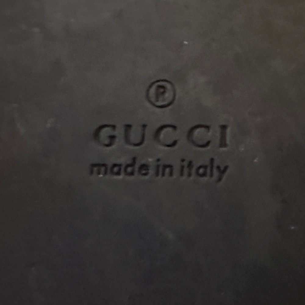 Gucci Iconic Web Red and Green Wedge Strap Women’s Flip Flop Sandals Size 9 - Picture 6 of 6